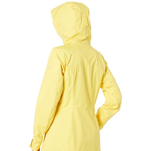 columbia womens yellow rain jacket